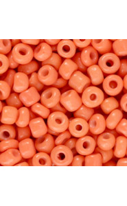 Seed beads 6/0 (4mm) Desert sun orange